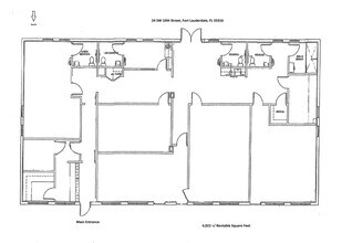 24 SW 10th St, Fort Lauderdale, FL for lease Floor Plan- Image 1 of 1