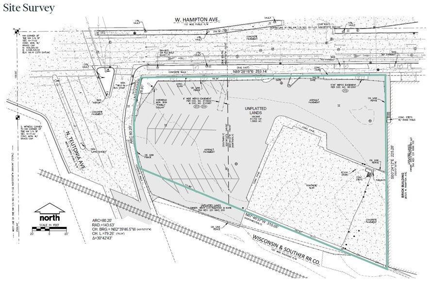 2601 W Hampton Ave, Milwaukee, WI for sale - Plat Map - Image 2 of 4