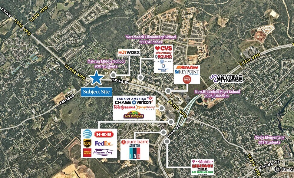 2308 State Highway 46 W, New Braunfels, TX à louer - Photo du bâtiment - Image 1 de 3