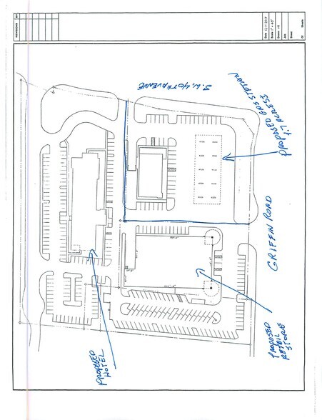 3990 Griffin Rd, Hollywood, FL à louer - Plan de site - Image 3 de 6