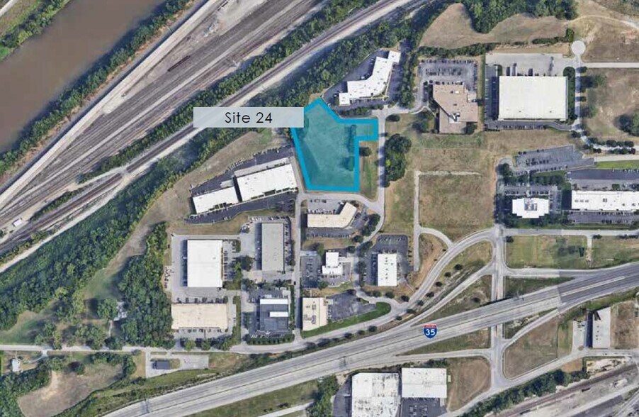 W Cambridge, Kansas City, KS à louer - Aérien - Image 2 de 4