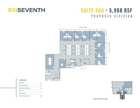 810 Seventh Ave, New York, NY à louer Plan d  tage- Image 2 de 3