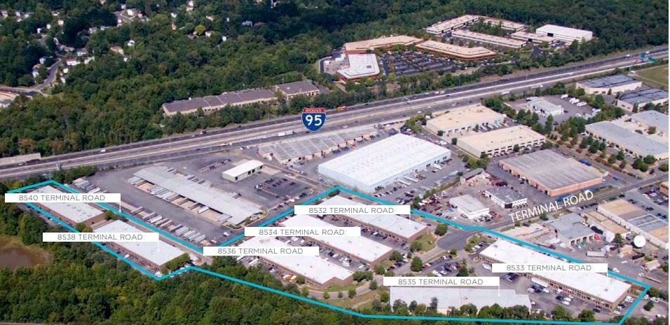 8536 Terminal Rd, Lorton, VA for lease - Aerial - Image 2 of 10