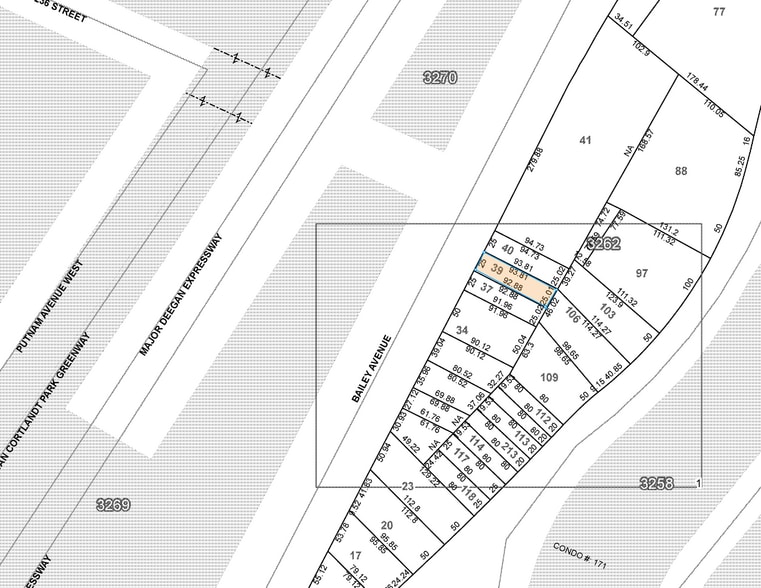 3474 Bailey Ave, Bronx, NY for lease - Plat Map - Image 2 of 2