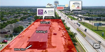 NWC Gardenia Blvd & US-380, Aubrey, TX - Aerial  map view - Image1