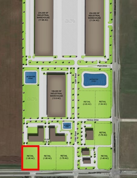 13298 46th Avenue, Grimes, IA for sale - Site Plan - Image 2 of 2