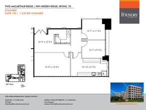 909 Hidden Ridge Dr, Irving, TX for lease Floor Plan- Image 1 of 1