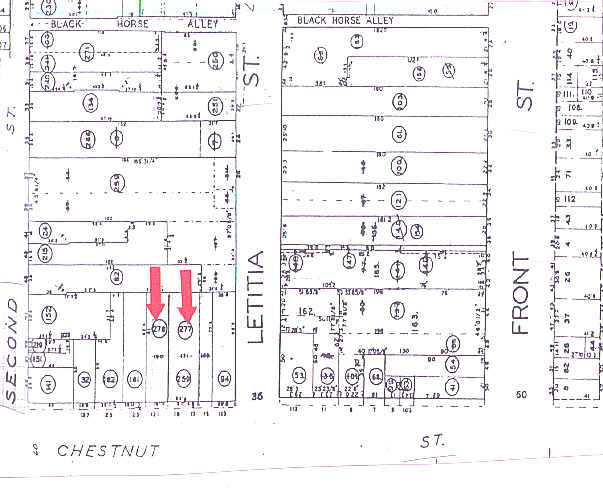 117 Chestnut St, Philadelphia, PA à louer - Plan cadastral - Image 2 de 2
