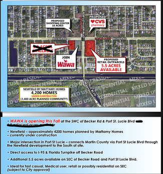 Plus de détails pour SW Port Saint Lucie Blvd, Port Saint Lucie, FL - Terrain à vendre