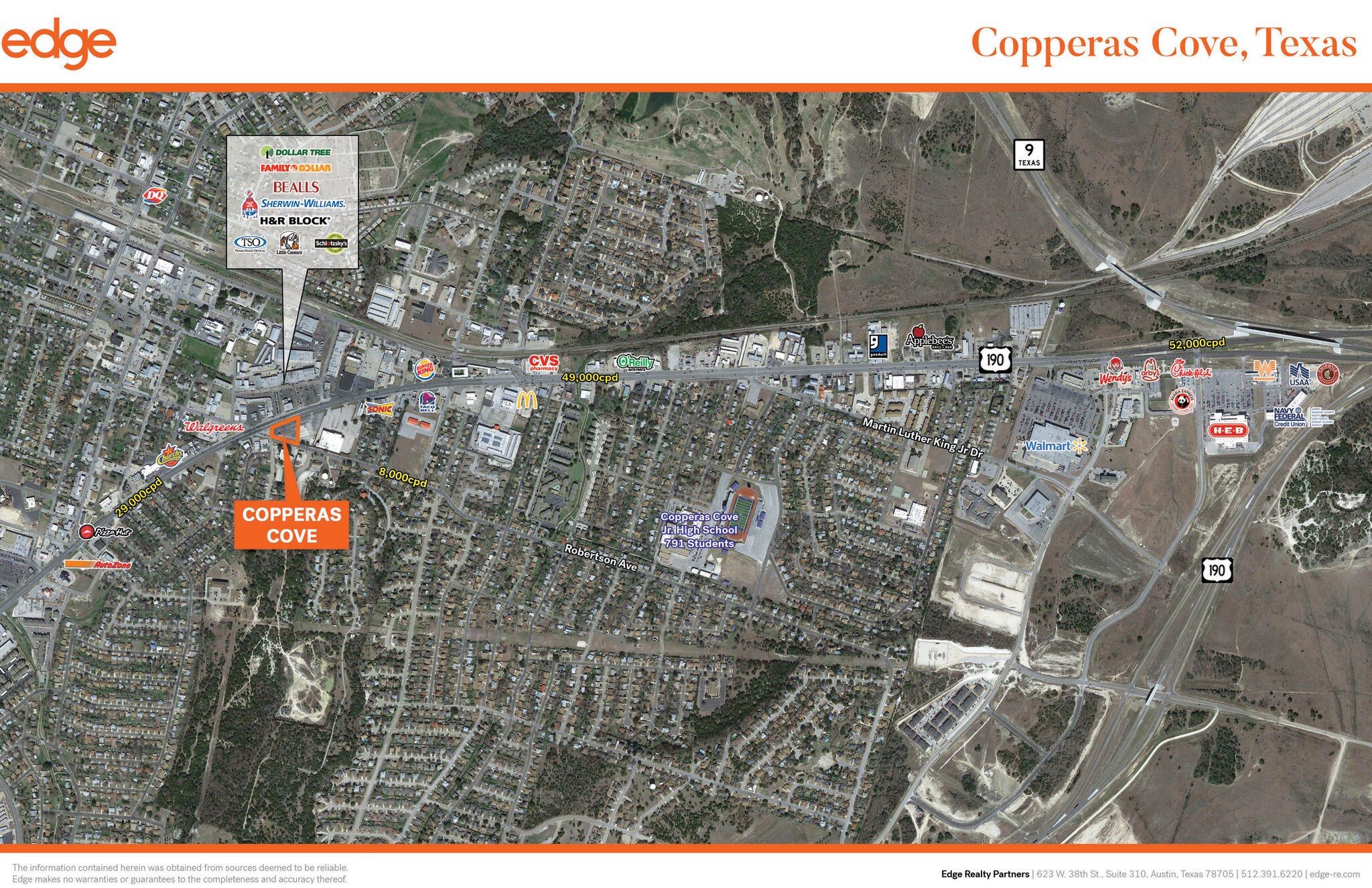 Hwy 190 & E. Robertson Ave, Copperas Cove, TX à louer Photo principale- Image 1 de 5