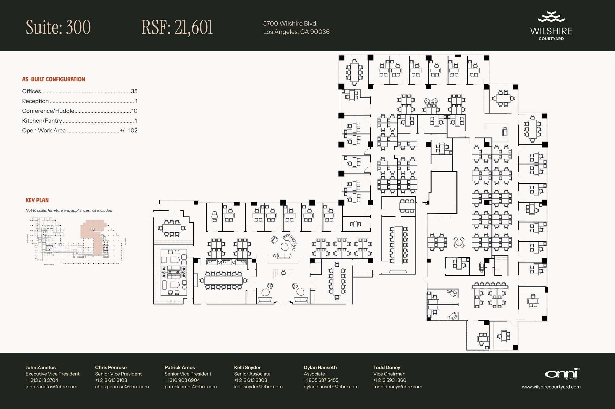 5700 Wilshire Blvd, Los Angeles, CA for lease Site Plan- Image 1 of 1