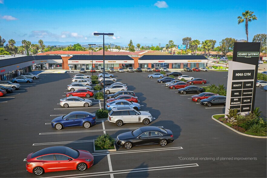 5487-5597 Clairemont Mesa Blvd, San Diego, CA à louer - Photo du bâtiment - Image 2 de 7