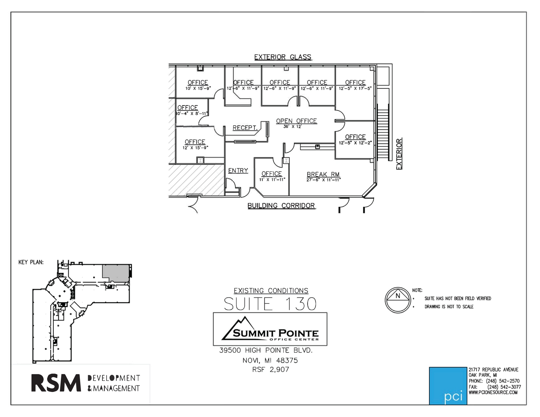 39500 High Pointe Blvd, Novi, MI for lease Floor Plan- Image 1 of 1