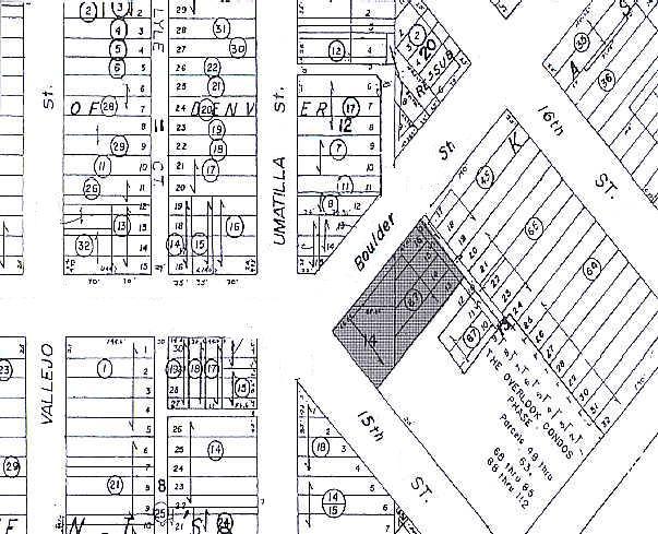 2563 15th St, Denver, CO à louer - Plan cadastral - Image 2 de 12