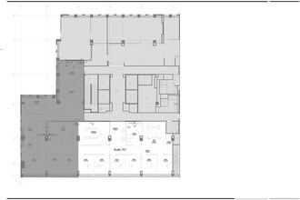 1660 L St NW, Washington, DC à louer Plan d’étage- Image 1 de 2