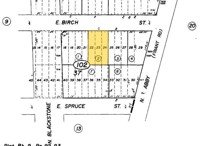 27 E Birch Ave, Fresno, CA à vendre - Plan cadastral - Image 3 de 8
