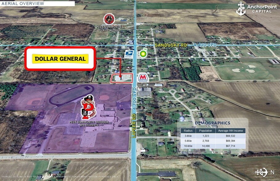 106 E Lapeer St, Peck, MI for sale - Building Photo - Image 2 of 7