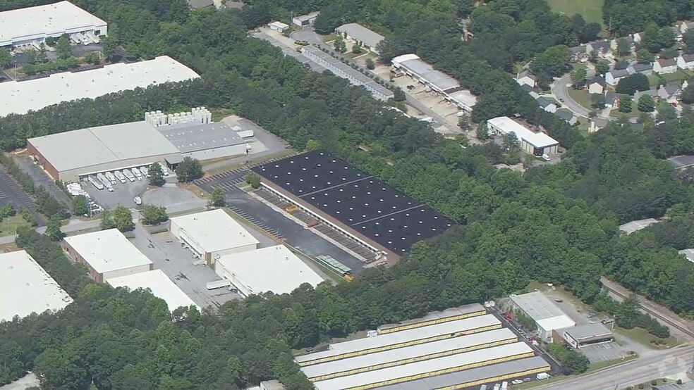1030 Norcross Industrial Ct, Norcross, GA for lease - Aerial Video - Image 2 of 6