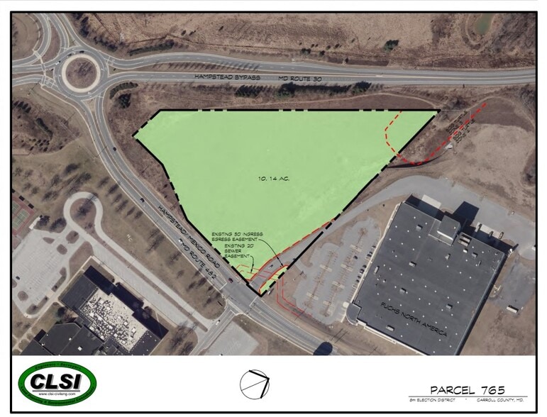 Route 30, Hampstead, MD for sale - Plat Map - Image 2 of 4