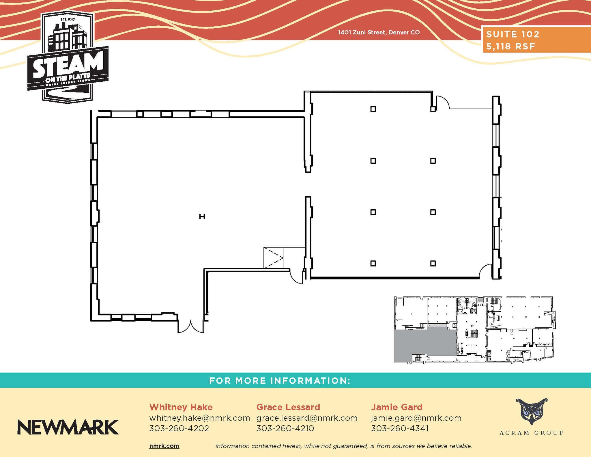 1401 Zuni St, Denver, CO for lease Floor Plan- Image 1 of 1