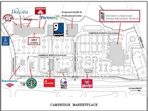 712 Cambridge Plz, Cambridge, MD à louer Plan de site- Image 1 de 2