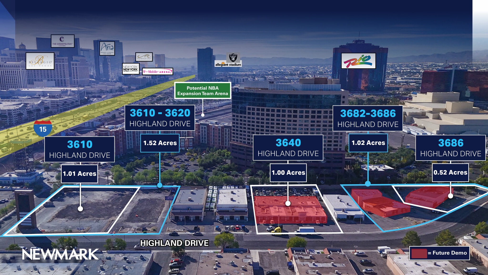 ±5.07 AC Land Individual or Combined portfolio of 5 properties for sale on LoopNet.ca Aerial- Image 1 of 6