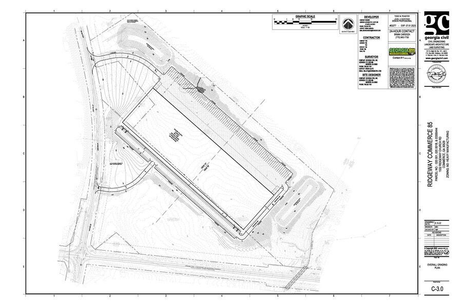 1532 Ridgeway Church Rd, Commerce, GA à louer - Plan de site - Image 3 de 3