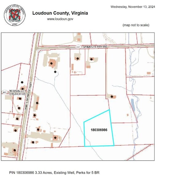 Spinks Ferry Rd, Leesburg, VA for sale - Plat Map - Image 2 of 2