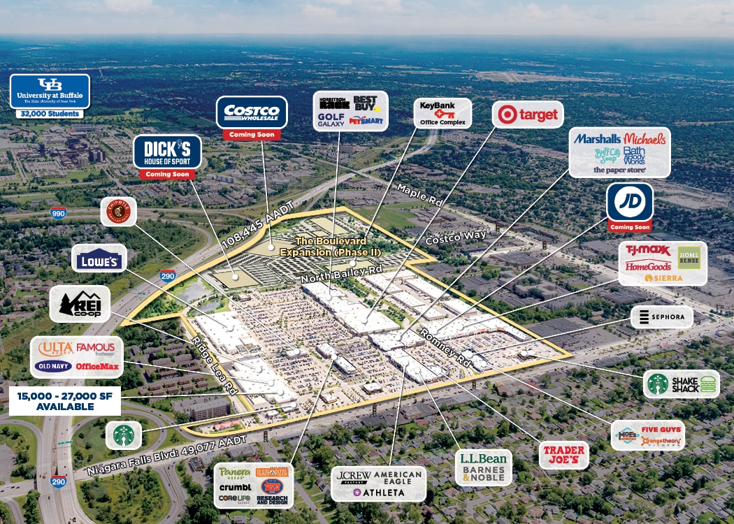 1565-1641 Niagara Falls Blvd, Amherst, NY for lease Building Photo- Image 1 of 1