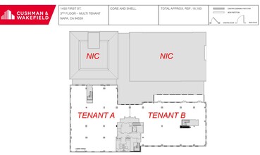 1401-1485 1st St, Napa, CA for lease Floor Plan- Image 2 of 2