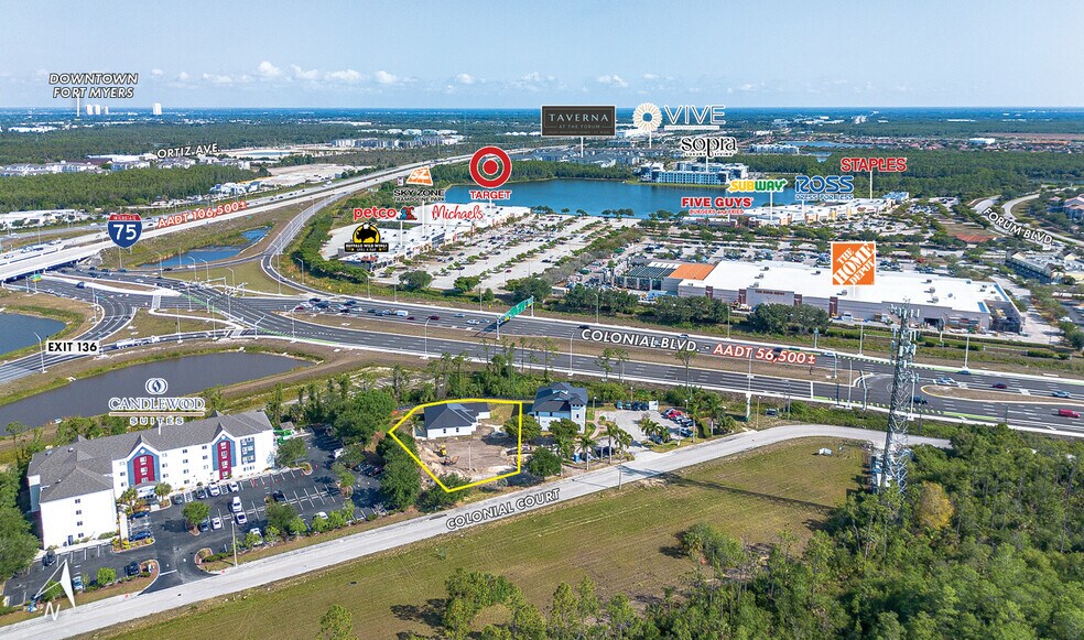 3614 Colonial Ct, Fort Myers, FL à louer - Aérien - Image 3 de 6