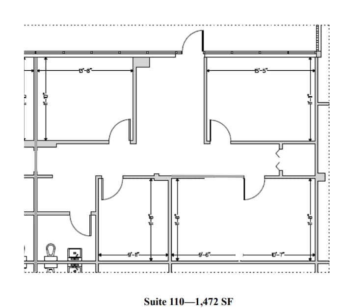 1925 Vaughn Rd NW, Kennesaw, GA à louer Plan d’étage- Image 1 de 1