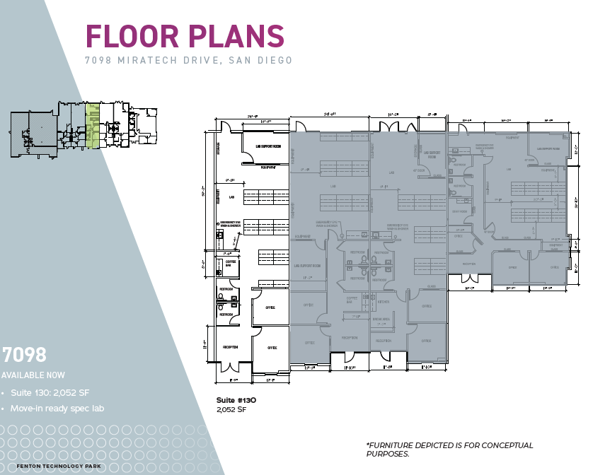 7090 Miratech Dr, San Diego, CA à louer Plan d  tage- Image 1 de 1