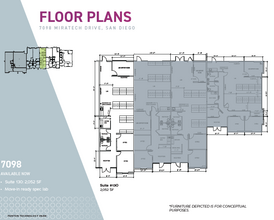 7090 Miratech Dr, San Diego, CA à louer Plan d  tage- Image 1 de 1