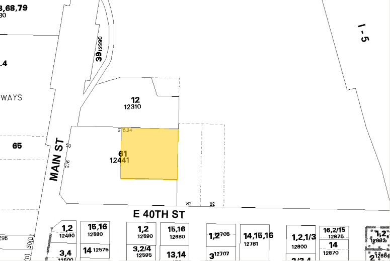 4001 Main St, Vancouver, WA à vendre - Plan cadastral - Image 1 de 1