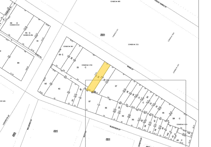 31 Bond St, New York, NY à vendre - Plan cadastral - Image 1 de 1