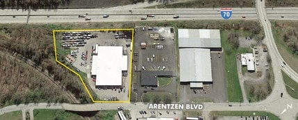 100 Arentzen Blvd, Charleroi, PA - AERIAL  map view - Image1