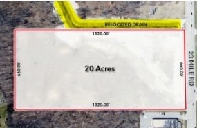 18074 23 Mile Rd, Macomb Township, MI for sale - Building Photo - Image 1 of 2