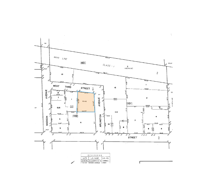 201 W 3rd St, Plainfield, NJ à louer Plan cadastral- Image 1 de 2