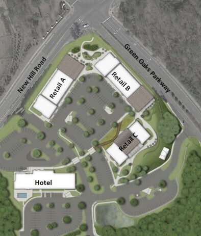 11605 New Hill Rd, Apex, NC à louer - Photo du bâtiment - Image 3 de 10