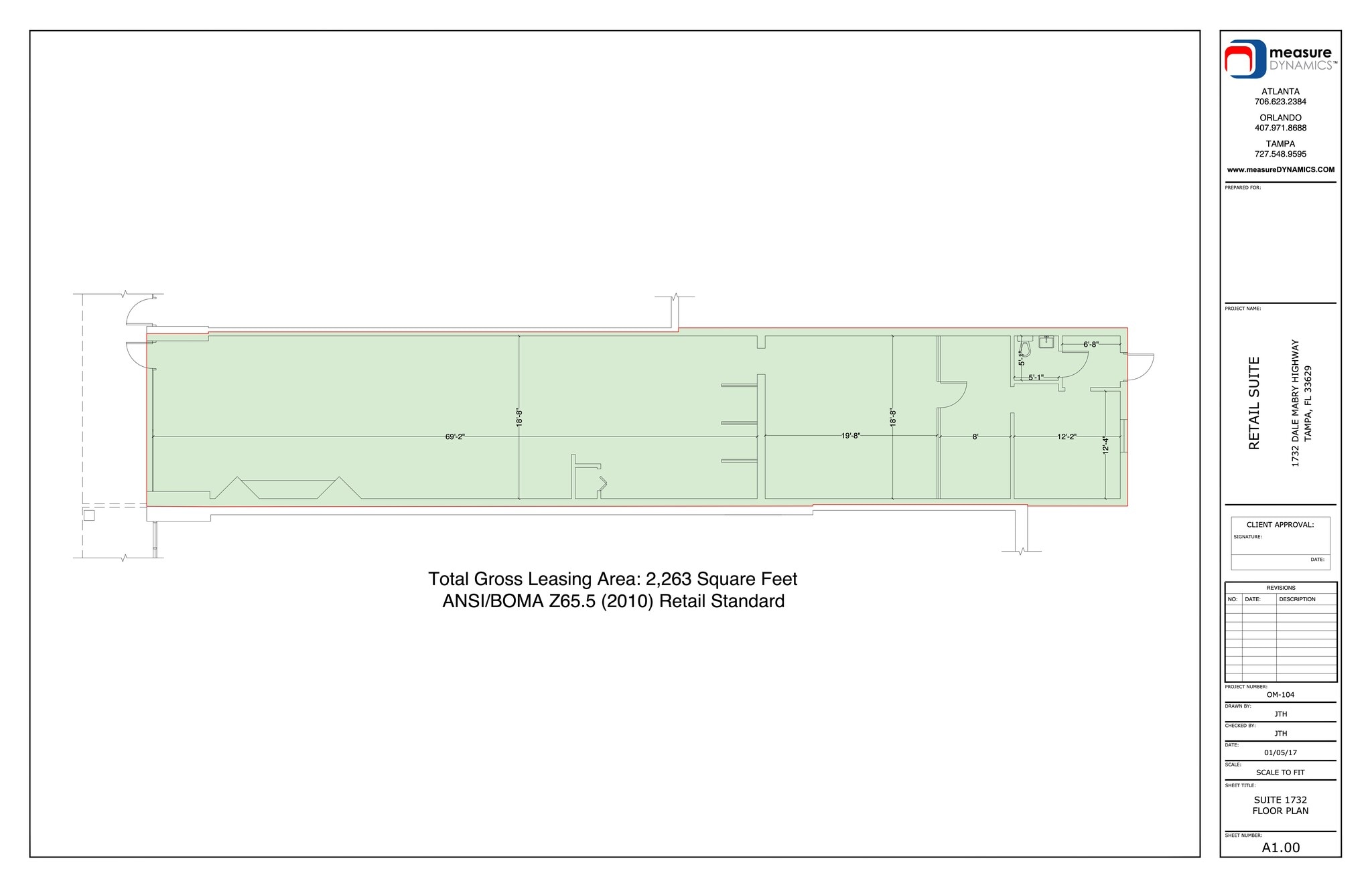 1546-1918 S Dale Mabry Hwy, Tampa, FL à louer Plan de site- Image 1 de 1