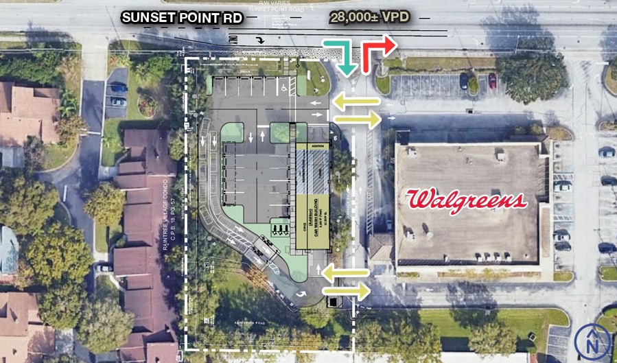 2185 Sunset Point Rd, Clearwater, FL for sale - Site Plan - Image 2 of 2