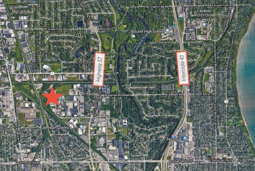 6151 N Flint Rd, Milwaukee, WI for sale - Aerial - Image 3 of 4