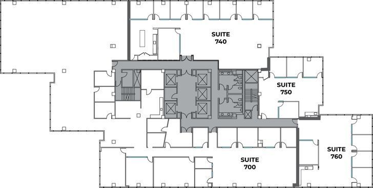 3131 Camino del Rio N, San Diego, CA à louer Plan d’étage- Image 1 de 1