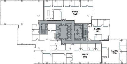 3131 Camino del Rio N, San Diego, CA à louer Plan d’étage- Image 1 de 1