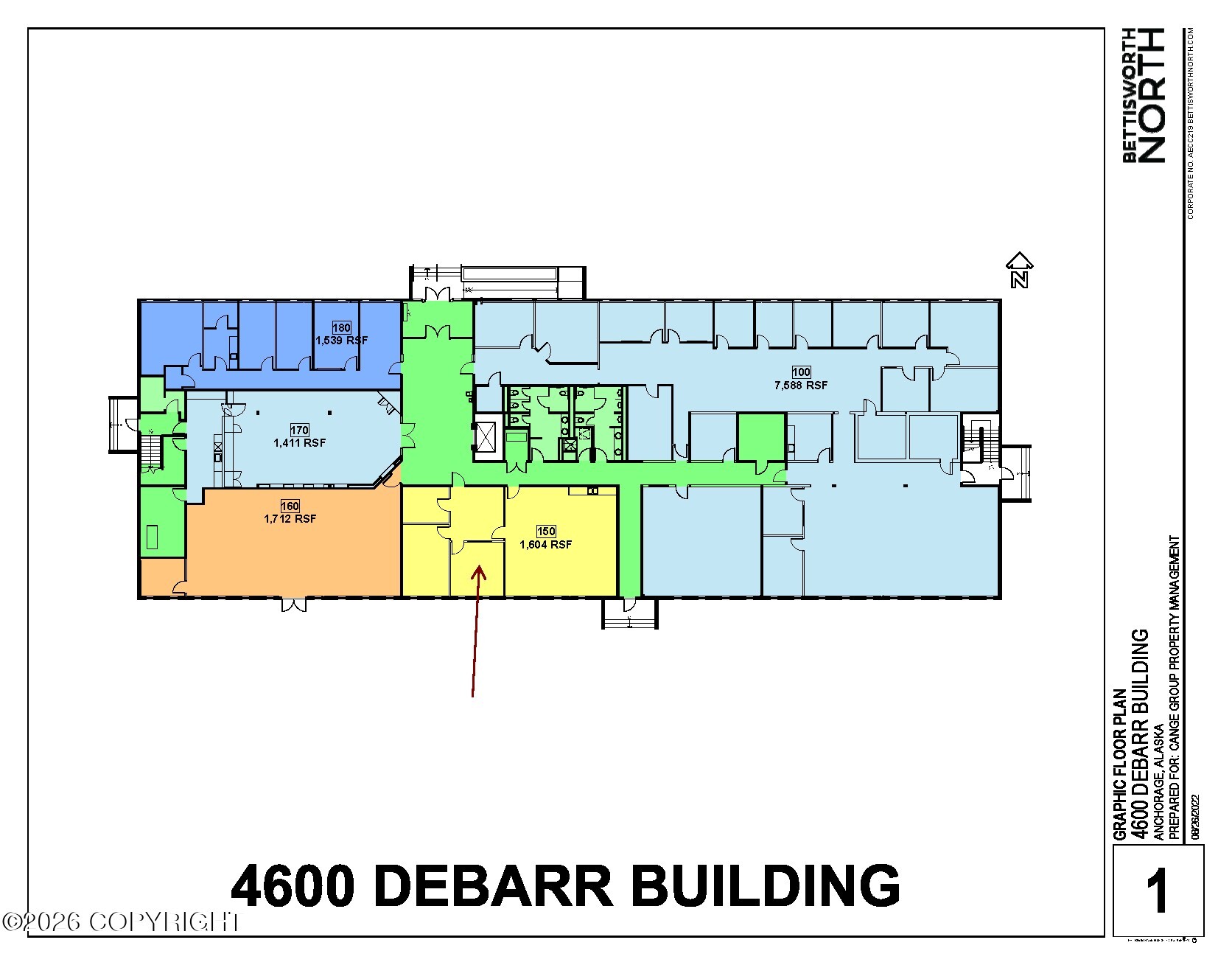 4600 Debarr Rd, Anchorage, AK à louer Plan d’étage- Image 1 de 1