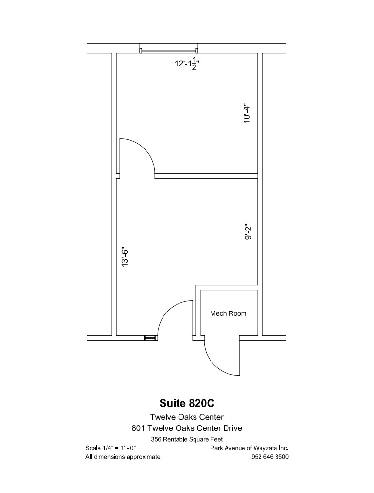 600 Twelve Oaks Center Dr, Wayzata, MN à louer Plan d  tage- Image 1 de 1