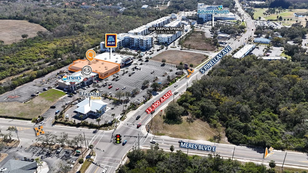 1143-1171 Pinellas Ave S, Tarpon Springs, FL à louer - Aérien - Image 3 de 3