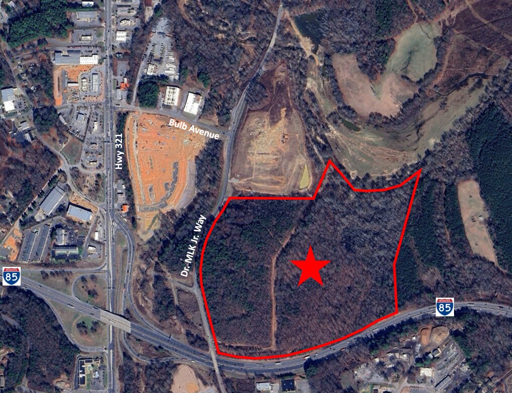 Dr Martin Luther King St, Gastonia, NC à vendre Aérien- Image 1 de 2