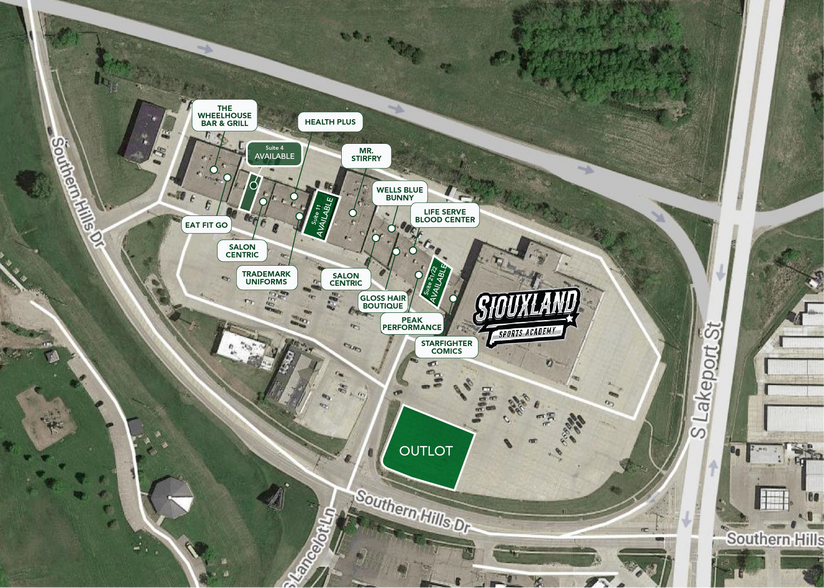 4501-4513 Southern Hills Dr, Sioux City, IA for lease - Building Photo - Image 2 of 5